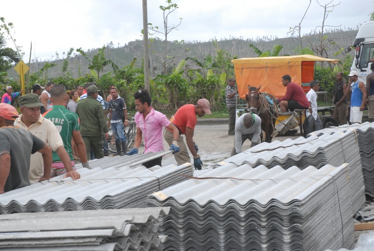 entrega materiales recuperacion
