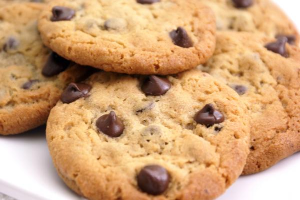 galletas con chispas de chocolate y nueces