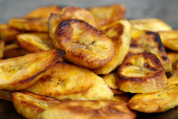 plátanos maduros fritos