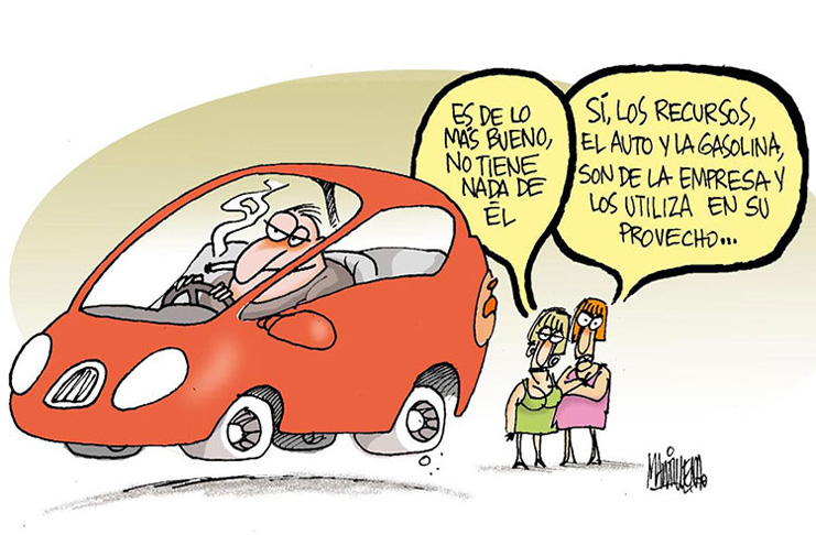 caricatura corrupcion