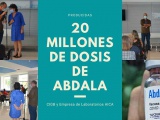 Se alcanzan en Cuba las 20 millones de dosis producidas de la vacuna Abdala