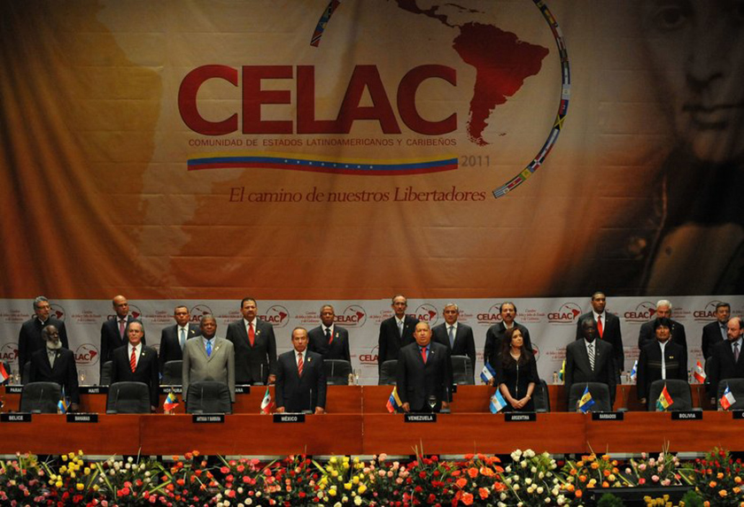 0 22 presidentes en el celac de caracas de 2011