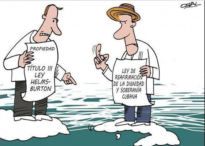 0502 Caricatura ley helms burton