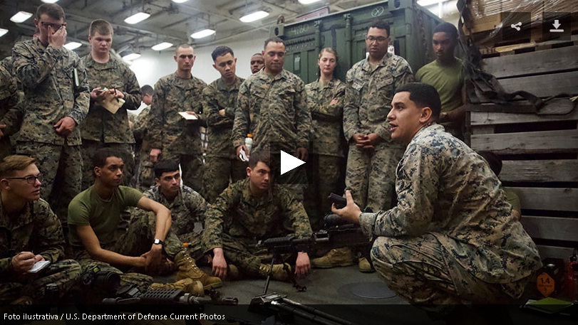 militares de EEUU rumbo a Venezuela