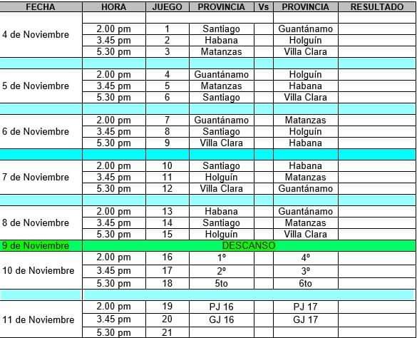 calendario balonmano