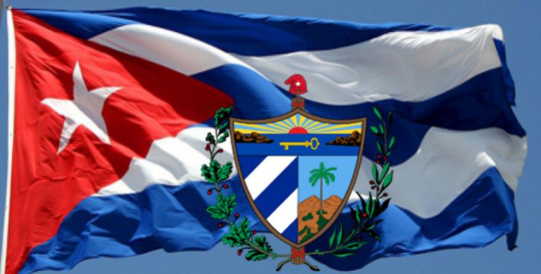 bandera escudo cuba f archivo