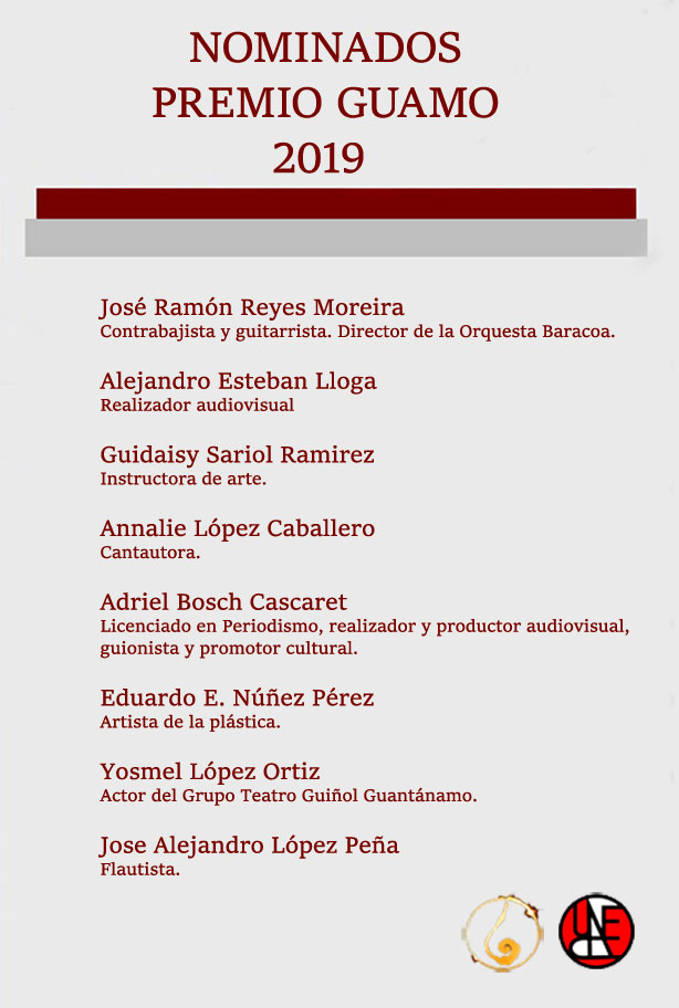 Nominados Premio Guamo 2019