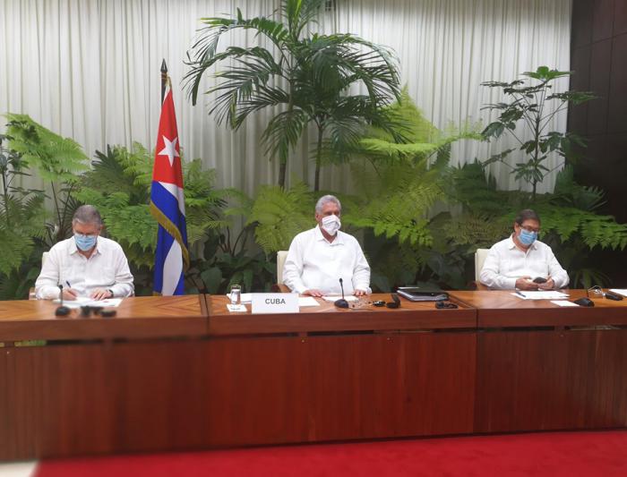 Diaz Canel y el Alba