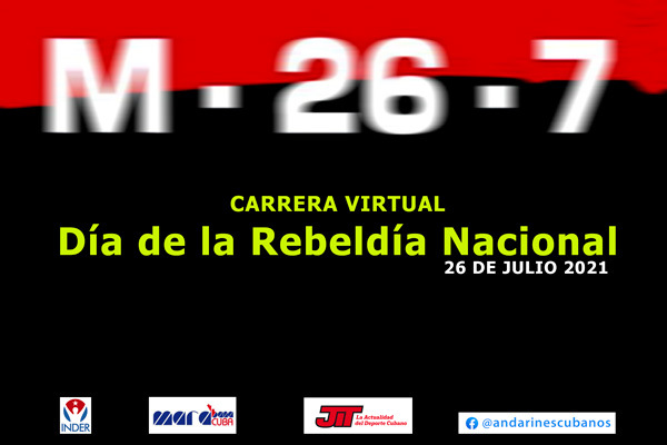 21 Cartel Carrera Virtual Día de la Rebeldía