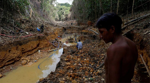 Brasil yanomami mineria ilegal reuters