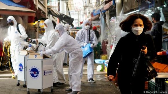 Corea del Sur Coronavirus 580x326