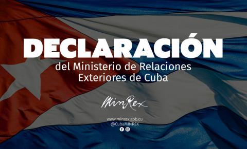 Declaración de Cubaminrex