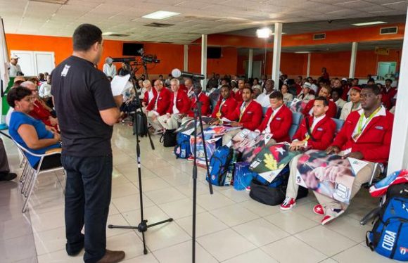atletas rio llegan