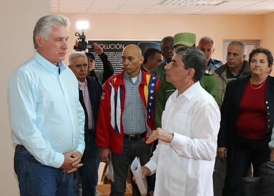 diaz Canel en inauguración de instalaciones deportivas 1