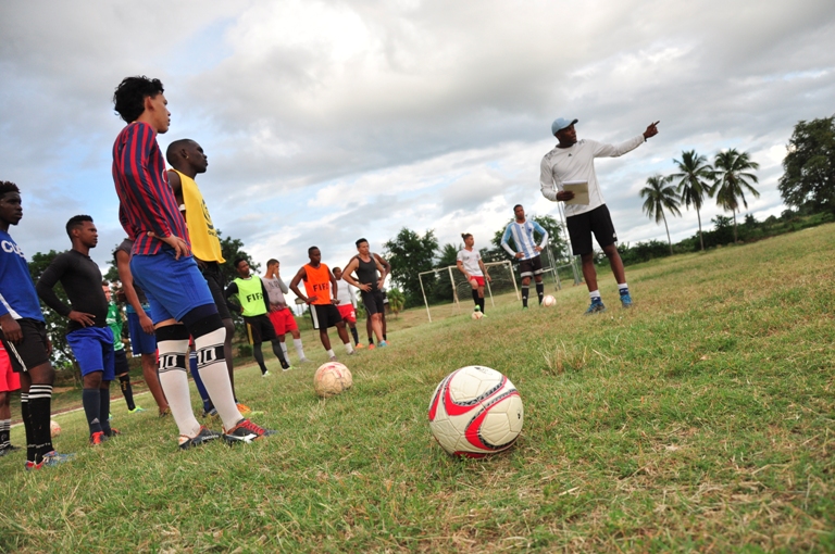 futbol entrenan