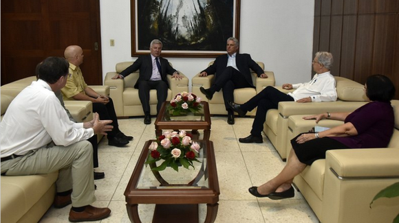 Diaz Canel con lideres religiosos 580 580x325