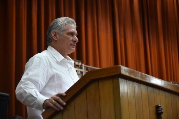 Díaz Canel discurso 580x386