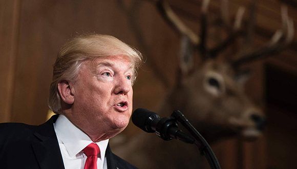 El presidente Donald Trump