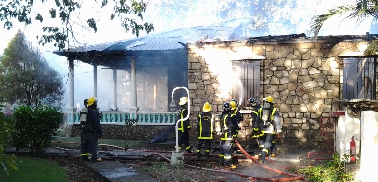 1incendio escuela del Partido 1 portada