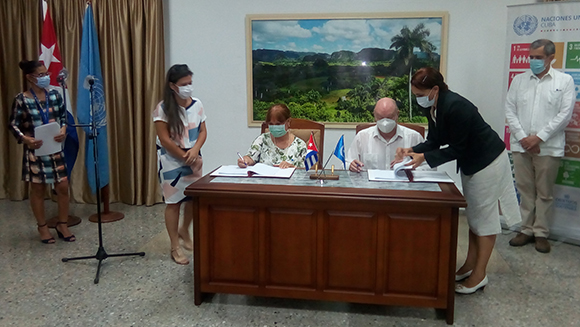 Firma marco cooperacion desarrollo sostenible cuba ONU 20 24