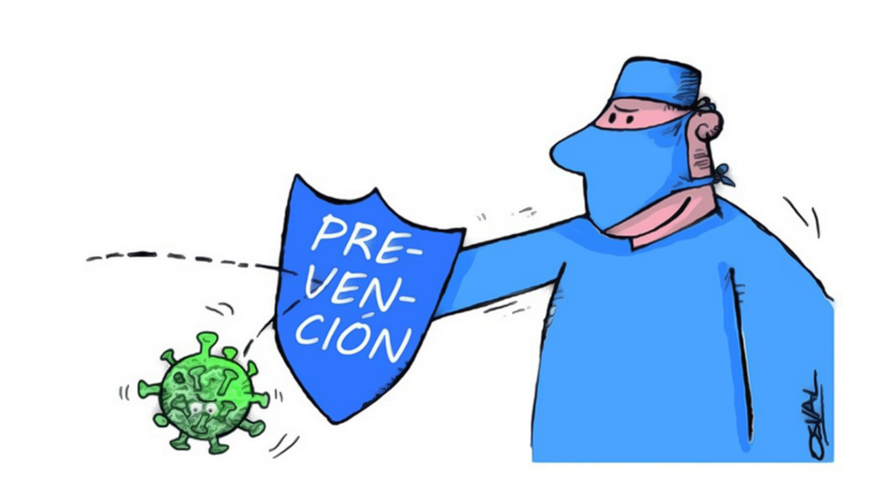 caricatura covid 19