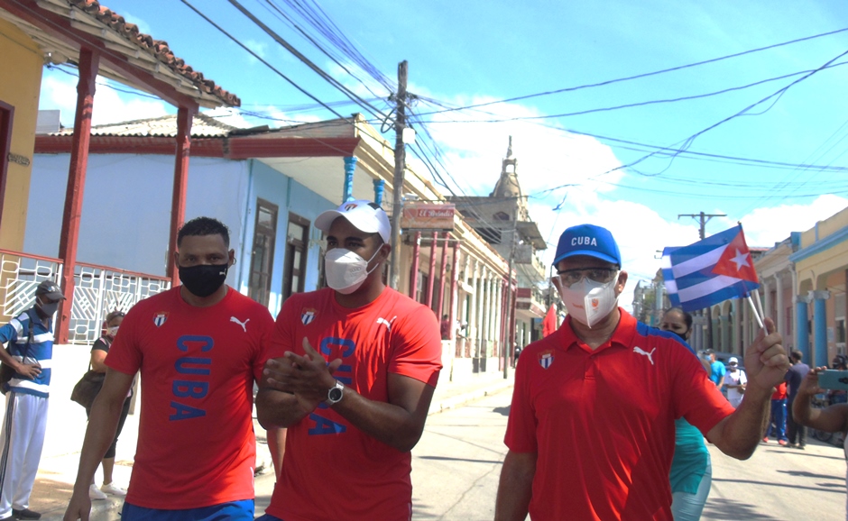recibimiento boxeo Gtmo olímpicos 2021 1