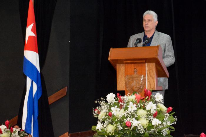 diaz canel palabras a los intelectuales
