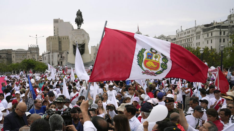 Peru protestas pacificas