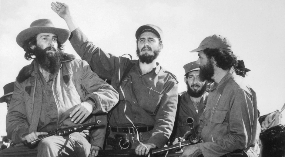 entrada fidel castro habana enero8 1959