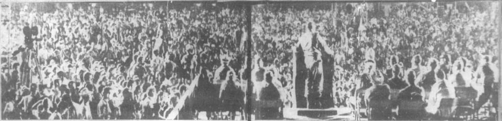 Fidel en el momento del discurso