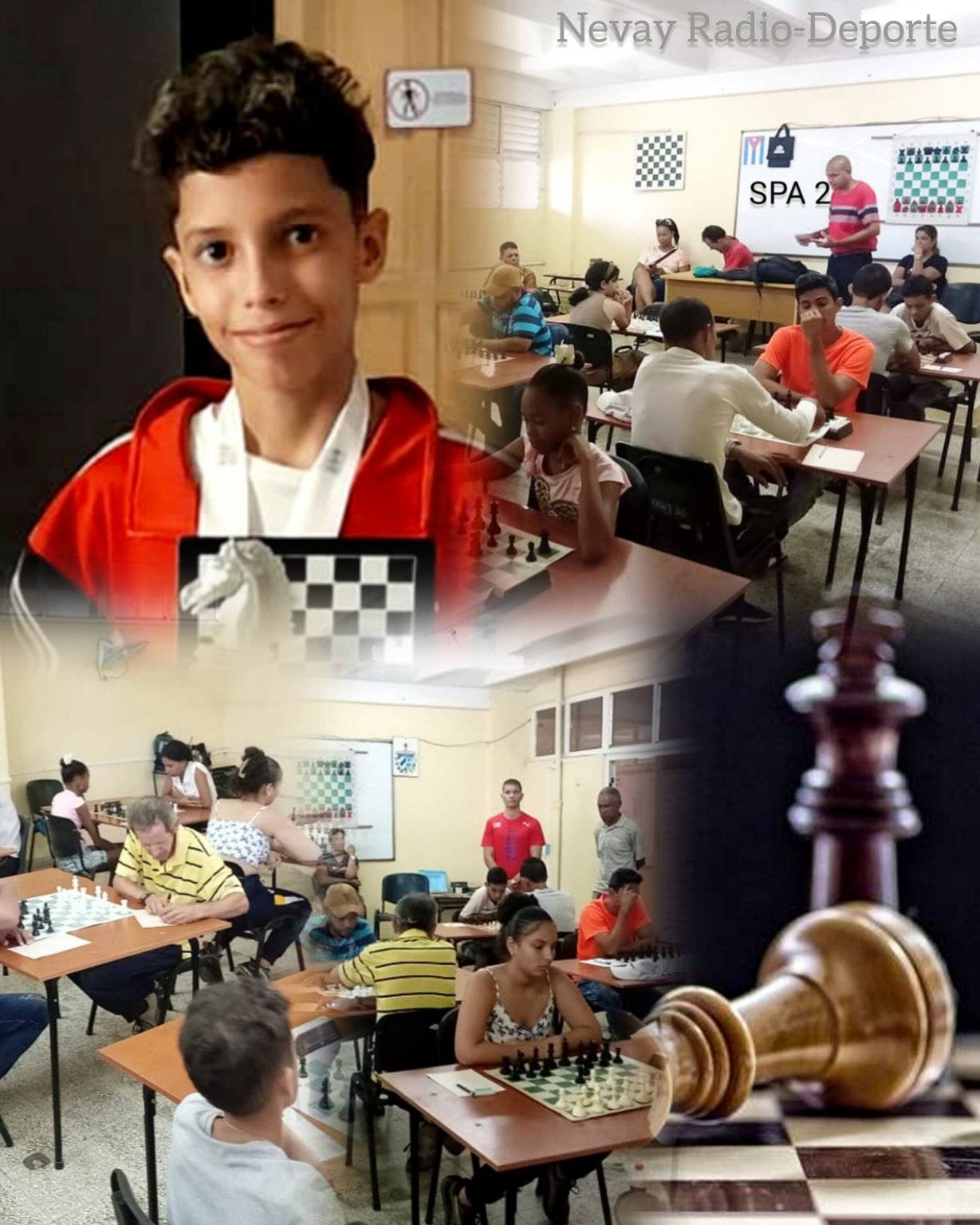 niño competencia ajedrez