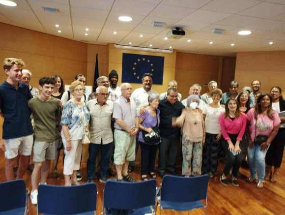Solidaridad con Cuba en Barcelona 580x437