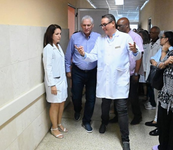 diaz canel hospital 1