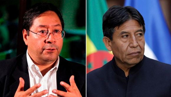 Luis Arce y David Choquehuanca la formula presidencial del MAS el partido de Evo Morales 580x328