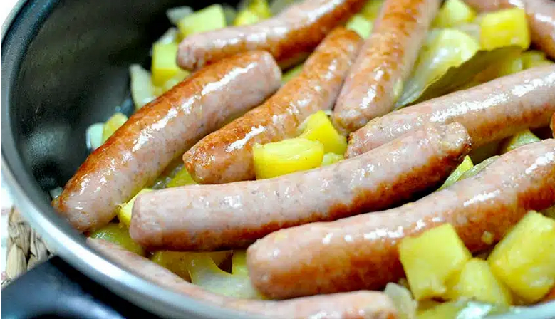 Salchichas a la cerveza
