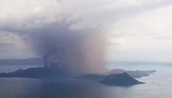 Volcan Taal Filipinas