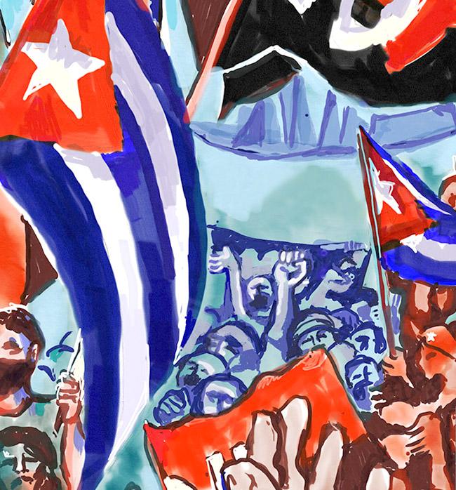 bandera pintura