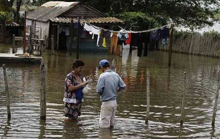 damnificados en Baracoa por lluvias