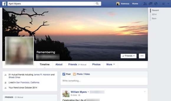 perfil de facebook