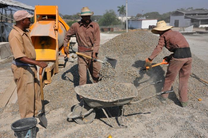 construcción material