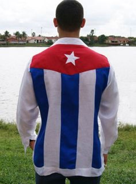 1camisa bandera cubana