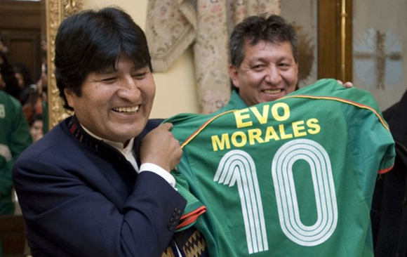 Evo-morales futbol
