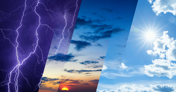 variacoes na atmosfera