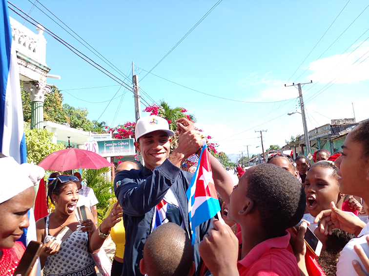 Recibimiento a Yeudis Reyes 1