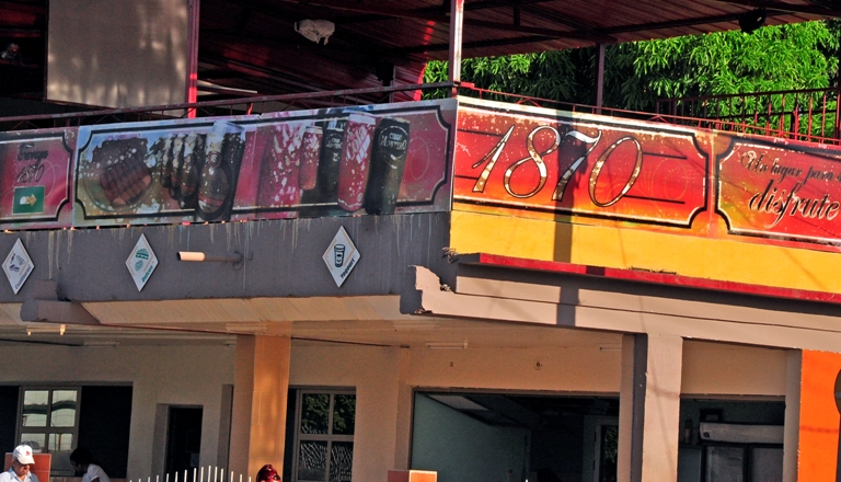 terraza descolorida