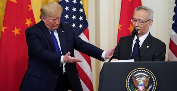 estados unidos y china firman el acuerdo que pone fin a la guerra comercial 580x299