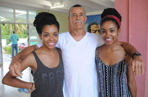 brigada Venceremos mulatas cómicas y su padre