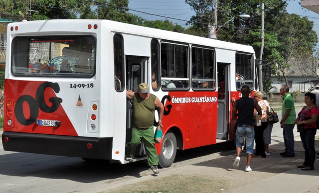 cambio paradas transporte