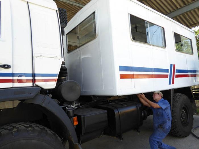 camiones kamaz acondicionan