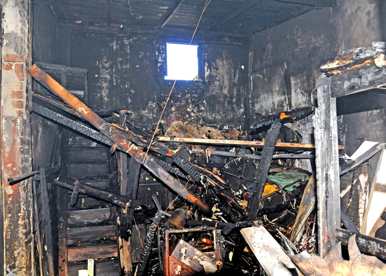 casa incendio